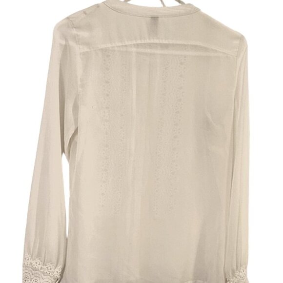 Vero Moda Cream Chiffon Blouse - Picture 4 of 6